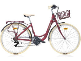 Carraro Juliet 28 Jant 21 Vites Şehir / Tur Bisikleti Krem-Mürdüm