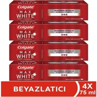 Colgate Max White One Beyazlatıcı Naneli Florürlü Diş Macunu 4x75 ml