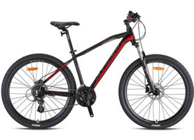 Kron XC 150 27.5 Jant 24 Vites Dağ Bisikleti Gri-Kırmızı-Siyah