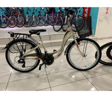 Salcano Bodrum 26 Jant 21 Vites Şehir / Tur Bisikleti Krem-Kırmızı