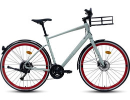 Carraro Commuter 28 Jant 21 Vites Şehir / Tur Bisikleti Gri-Kırmızı