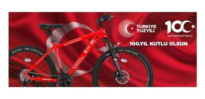 Ümit Özel Seri 29 Jant 21 Vites Dağ Bisikleti Beyaz-Kırmızı