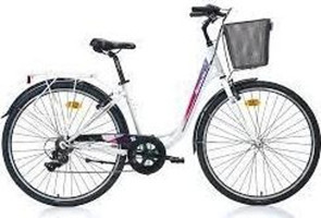 Bianchi Rainbow 28 Jant 21 Vites Şehir / Tur Bisikleti Beyaz-Mor
