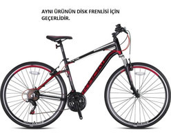 Kron Tx 75 28 Jant 21 Vites Şehir / Tur Bisikleti Beyaz-Kırmızı-Siyah