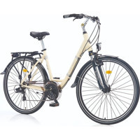Corelli Mocha Shimano Stef 500 28 Jant 21 Vites Şehir / Tur Bisikleti Krem