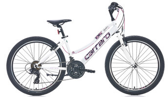 Carraro Speed 242 24 Jant 21 Vites Dağ Bisikleti Beyaz-Mor-Pembe