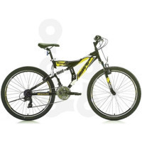 Bianchi Snap Shimano 26 Jant 21 Vites Çift Amortisörlü Dağ Bisikleti Sarı-Siyah