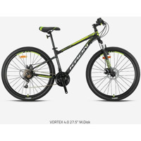 Vortex 4.0 24 Jant 21 Vites Şehir / Tur Bisikleti Gri-Sarı-Siyah