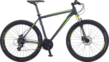 Salcano Astro 27.5 Jant 24 Vites Dağ Bisikleti Antrasit-Sarı