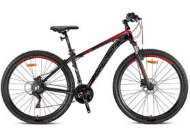 Kron XC 100 27.5 Jant 21 Vites Dağ Bisikleti Gri-Kırmızı-Siyah 18'
