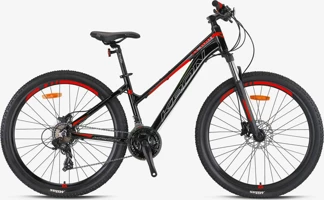 Kron XC 100 27.5 Jant 21 Vites Dağ Bisikleti Kırmızı-Siyah