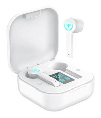 Moodix KI23K49 Android & iOS Uyumlu 5.3 Silikonsuz Kablosuz Kulak İçi Bluetooth Kulaklık Beyaz