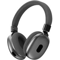 Byrist Air Max Pro 2 Android & iOS Uyumlu 5.3 Silikonsuz Kablosuz Kulak Üstü Bluetooth Kulaklık Siyah