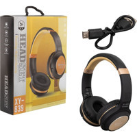 Magicvoice XY-839 Android & iOS Uyumlu Su Geçirmez 5.0 Silikonsuz Kablosuz Kulak Üstü Bluetooth Kulaklık Siyah