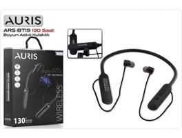 Auris Ars-Bt19 Su Geçirmez Tek Mikrofonlu 5.0 Silikonlu Kablosuz Kulak İçi Bluetooth Kulaklık Siyah