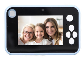 Annadue Full HD Kopmakt Çocuk Dijital Fotoğraf Makinesi Açık Mavi