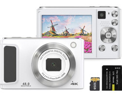 Hallow 4K Kopmakt Dijital Fotoğraf Makinesi Beyaz