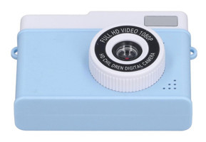 Akozon 2 inç Mini Full HD Kompakt Çocuk Dijital Fotoğraf Makinesi Mavi