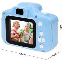 Qasul Full HD Kopmakt Çocuk Dijital Fotoğraf Makinesi Mavi