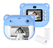 Vkemall 2 inç Mini Full HD Kompakt Çocuk Dijital Fotoğraf Makinesi Mavi