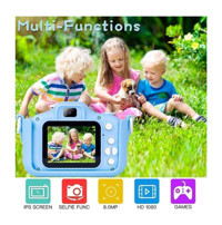 Vothoon Full HD Kopmakt Çocuk Dijital Fotoğraf Makinesi Mavi