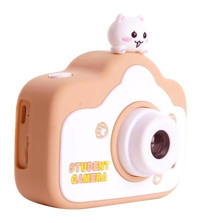 Mengtuo Full HD Kopmakt Çocuk Dijital Fotoğraf Makinesi Kahverengi