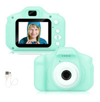 Teknomilla Mini Full HD Kopmakt Çocuk Dijital Fotoğraf Makinesi Yeşil