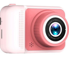Fairy Mini Full HD 20 MP Kompakt Çocuk Dijital Fotoğraf Makinesi Pembe