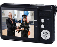 Andoer Full HD 18 MPKompakt Dijital Fotoğraf Makinesi Siyah