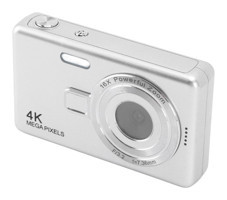 Topiky Full HD 12 MP Kompakt Dijital Fotoğraf Makinesi Gümüş