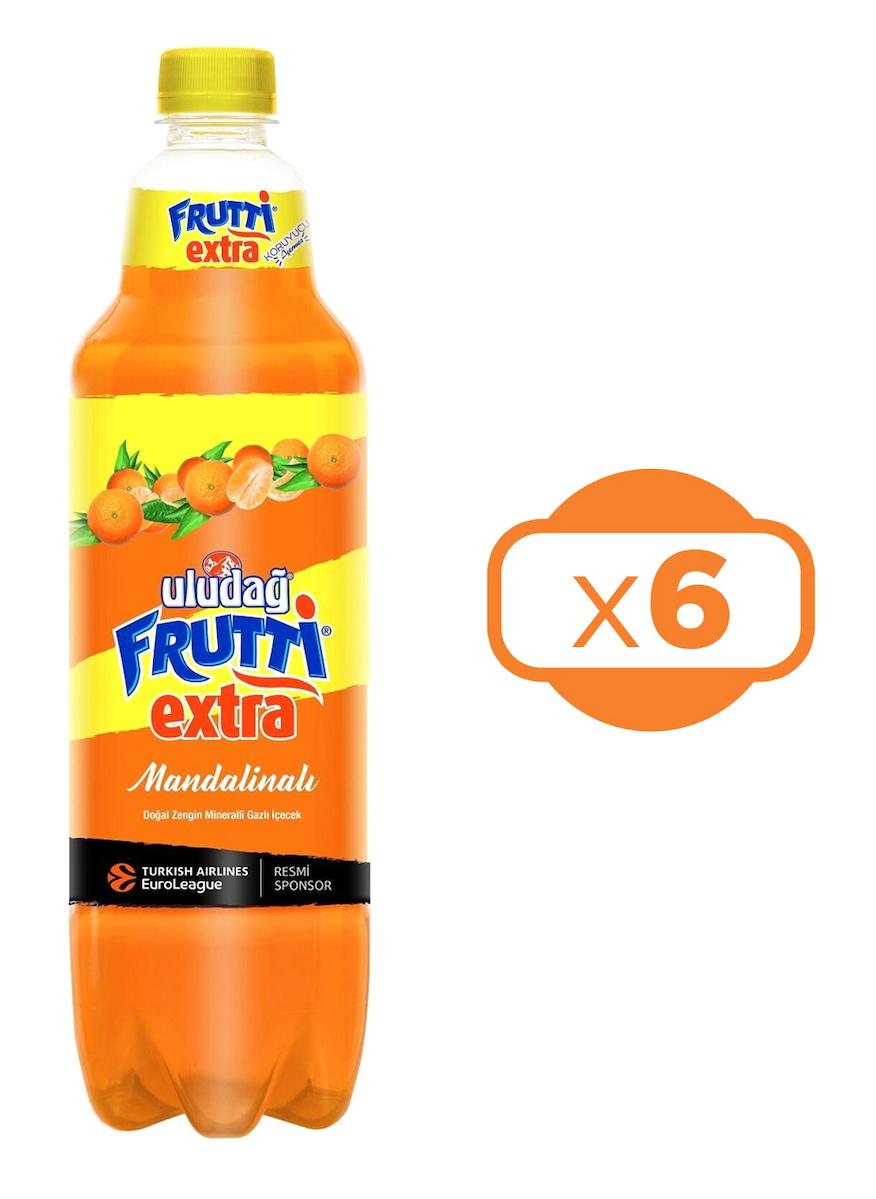 Uludağ Frutti Extra Mandalinalı Gazoz 6x1 lt
