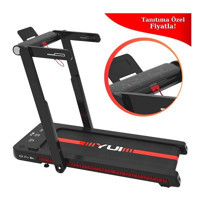 Yui X24 Pro Max 14 Programlı 120 kg Kapasiteli Motorlu Katlanabilir Koşu-Yürüyüş Bandı Siyah