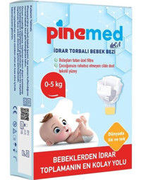 Pinemed Idrar Torbalı Yıkanabilir Göbek Oyuntulu Göbek Oyuntulu Bantlı Bebek Bezi 2'li