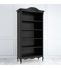 Belmino Mobilya Darien Country 5 Bölmeli 5 Raflı Ahşap 220x150x45 cm Siyah Kitaplık
