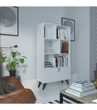 Myniture Home & Living Festival 6 Bölmeli 6 Raflı Ahşap 105x90x30 cm Beyaz Kitaplık