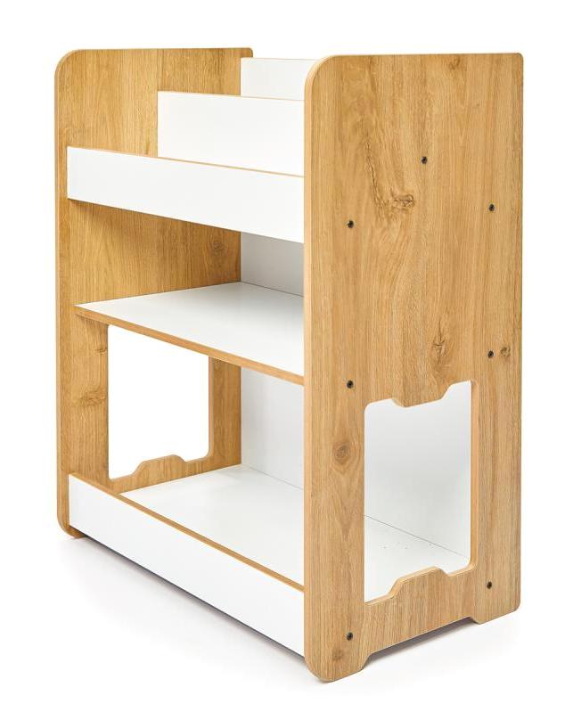 Minera Martı 2 Bölmeli 2 Raflı Ahşap 69x13 cm Ahşap Kitaplık