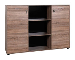 Adore Mobilya Newyork 3 Bölmeli 3 Raflı Ahşap 76x76x34 cm Tori Kitaplık