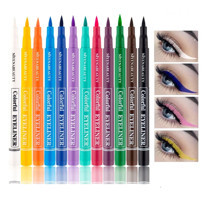 Niyenabeauty Suya Dayanıklı Mat Neon Çok Renkli Kalıcı İnce Uçlu Keçe Likit Eyeliner Seti