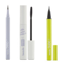 Beaulis Drag It-Glide It Suya Dayanıklı Mat Pastel Siyah Kalıcı İnce Uçlu Keçe Likit Eyeliner Seti + Fake It Maskara