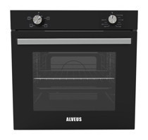 Alveus MFA 605 71 lt A Enerji Sınıfı Analog Ocaksız Yarım Boy Ankastre Fırın Siyah