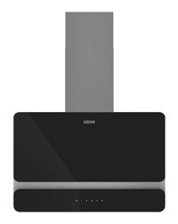 Uğur UAD 6022D 650 m³ 60 cm Cam Yüzey Duvar Tipi Davlumbaz Siyah
