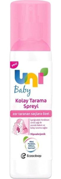 Uni Baby Kolay Tarama Saç Spreyi 200 ml