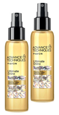 Avon Advance Techniques Ultimate Shine Dolgunlaştırıcı/Hacim Keratinli Saç Spreyi 2x100 ml