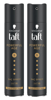 Schwarzkopf Powerful Age No:5 Dolgunlaştırıcı/Hacim Keratinli Yüksek Saç Spreyi 2x250 ml