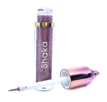 Shaka 8 Suya Dayanıklı Simli Mor Kalıcı İnce Uçlu Fırça Likit Eyeliner