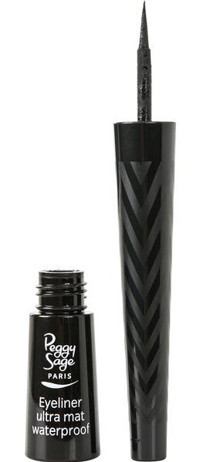 Peggy Sage Ultra Mat Waterproof Suya Dayanıklı Mat Siyah Kalıcı İnce Uçlu Fırça Likit Eyeliner