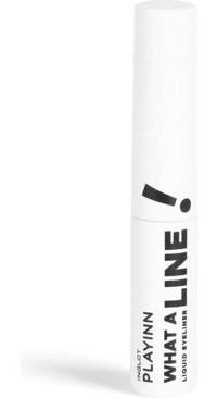 Inglot Playınn What A Lıne Suya Dayanıklı Mat Siyah Kalıcı İnce Uçlu Fırça Likit Eyeliner