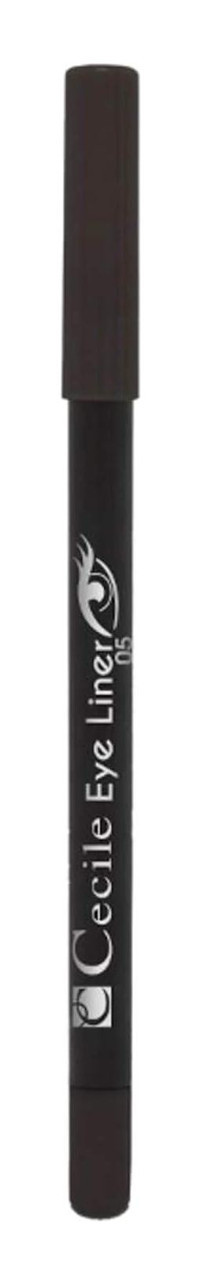 Cecile 5 Suya Dayanıklı Parlak Siyah Kalıcı Kalın Uçlu Kalem Eyeliner