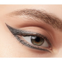 Faberlic Glam Team Suya Dayanıklı Mat Pastel Koyu Gri Kalıcı İnce Uçlu Fırça Likit Eyeliner