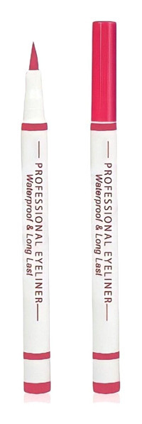 Maqya Cosmetics 1448 Suya Dayanıklı Mat Neon Pembe Kalıcı İnce Uçlu Keçe Kalem Eyeliner